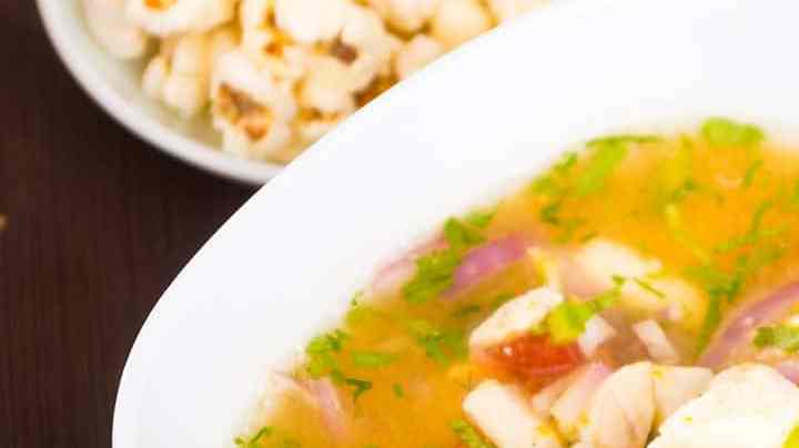 Ceviche de pescado ecuatoriano