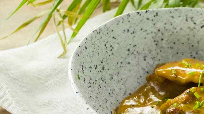 Chuletas de cerdo con miel y mostaza