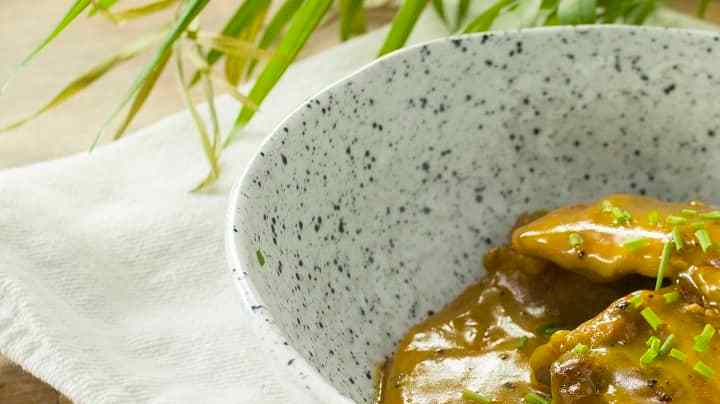 Chuletas de cerdo con miel y mostaza