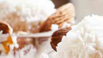 Helado de almendras casero