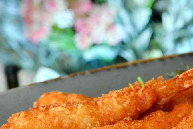 Langostinos rebozados