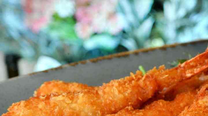 Langostinos rebozados