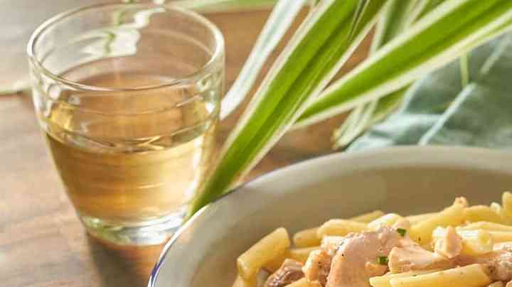 Penne al salmón