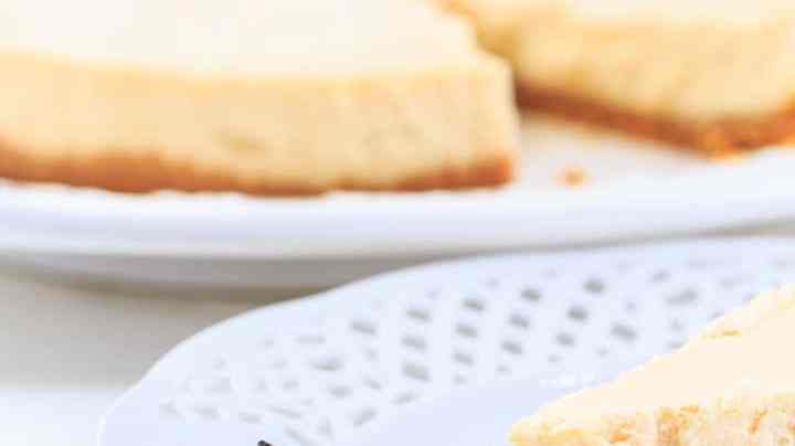 Tarta de queso vegana