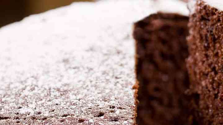 Bizcocho vegano de chocolate