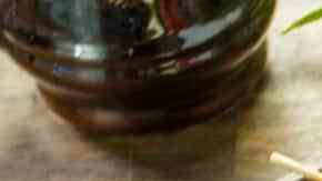 brocheta de carne con verduras