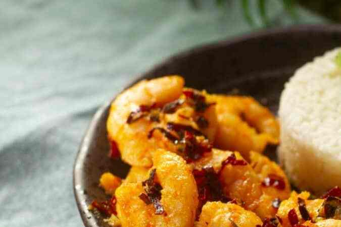 camarones al guajillo