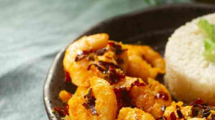 camarones al guajillo