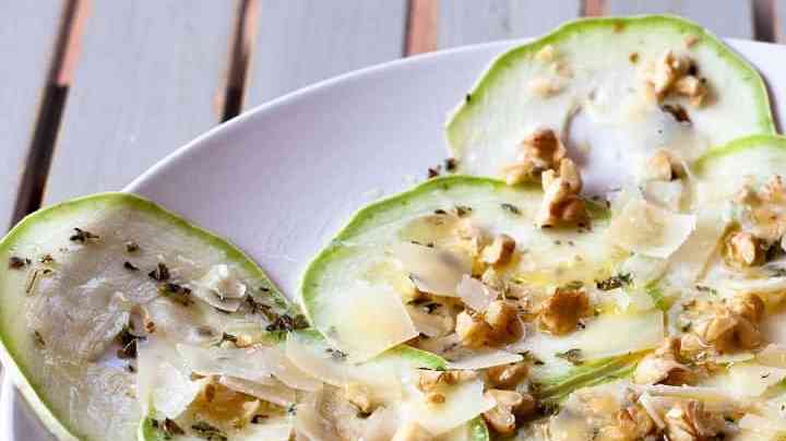 Carpaccio de calabacin
