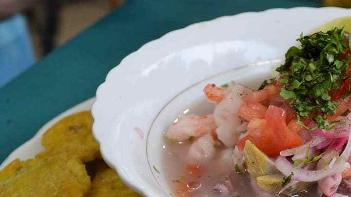 Ceviche de pulpo ecuatoriano