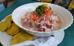 Ceviche de pulpo ecuatoriano