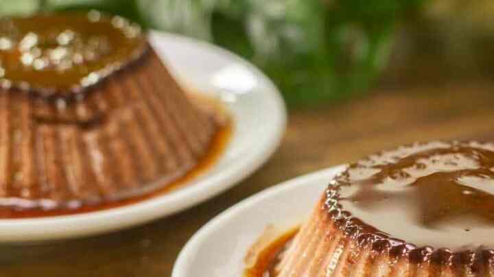 flan de cacao