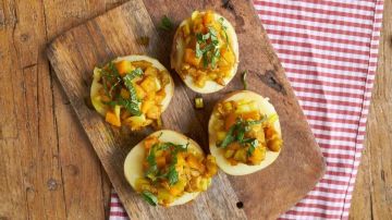 papas rellenas con verduras al estilo marroquí