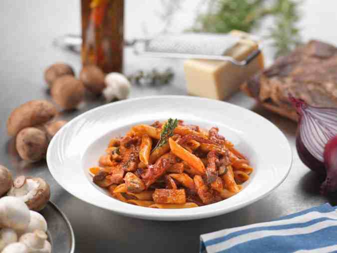penne alla boscaiola