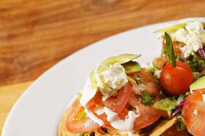 tostadas mexicanas veganas