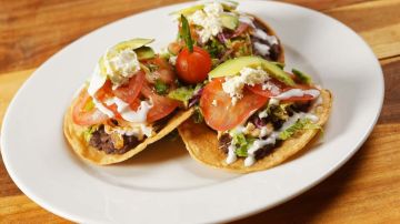 tostadas mexicanas veganas