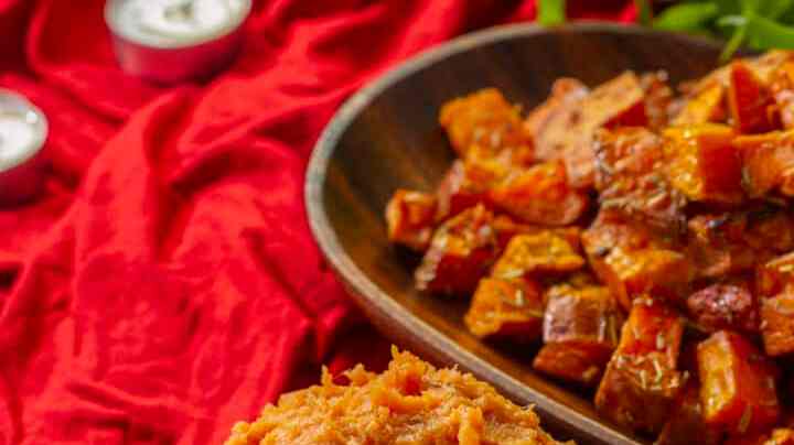 Guarniciones con camote