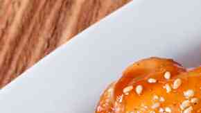 alitas de pollo con miel y soya cocinadas al horno