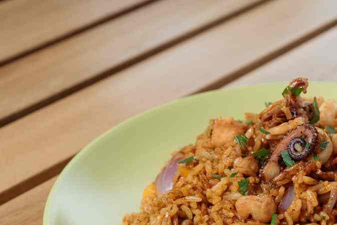 Arroz marinero ecuatoriano