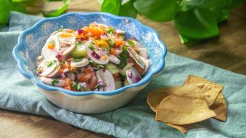 ceviche de champiñones