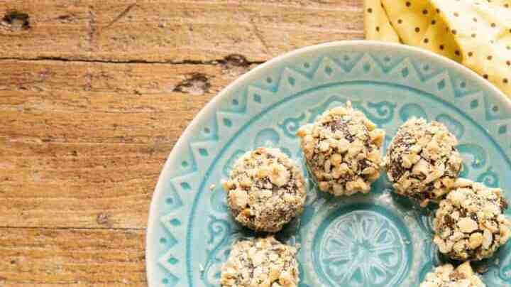 trufas de chocolate con avellanas