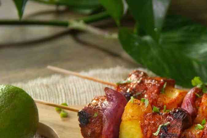Brochetas al pastor