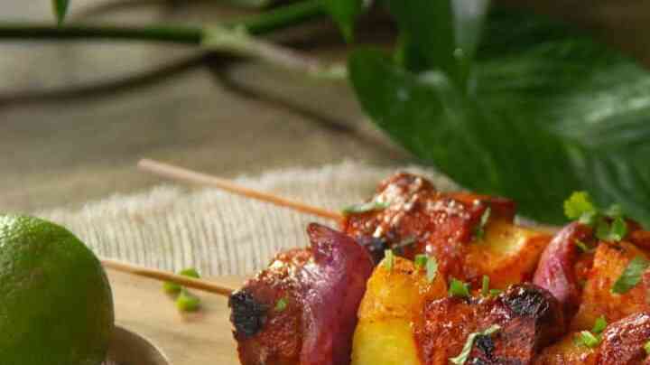 Brochetas al pastor