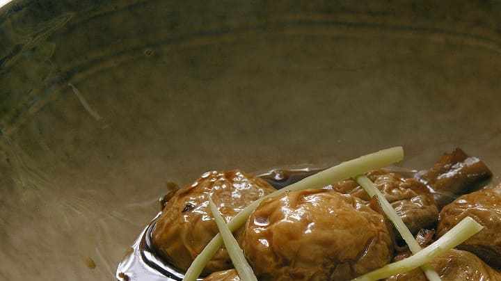 Champiñones caramelizados