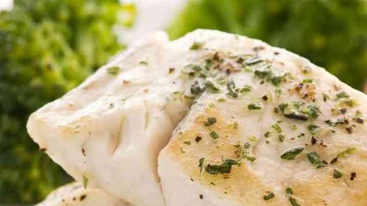 Filet de barramundi con verduras