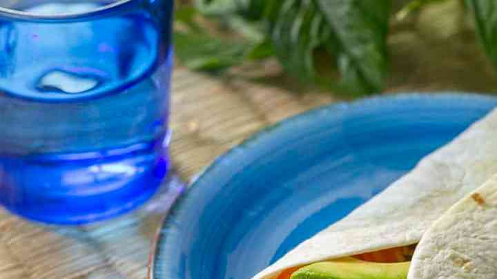 wrap de pavo recalentado con queso