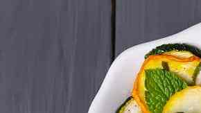 calabacín a la vinagreta