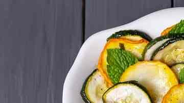 calabacín a la vinagreta