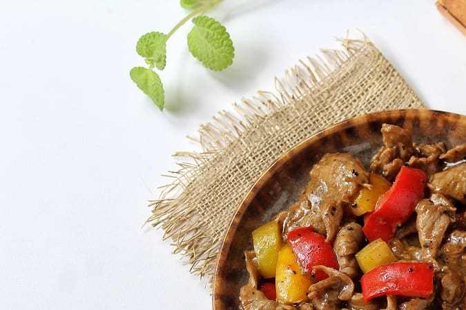 Carne en salsa de ostra