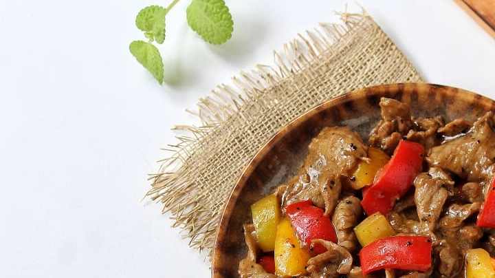 Carne en salsa de ostra