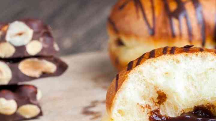 donuts rellenos de chocolate