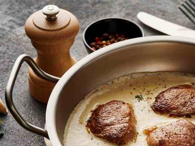 escalopines a la crema