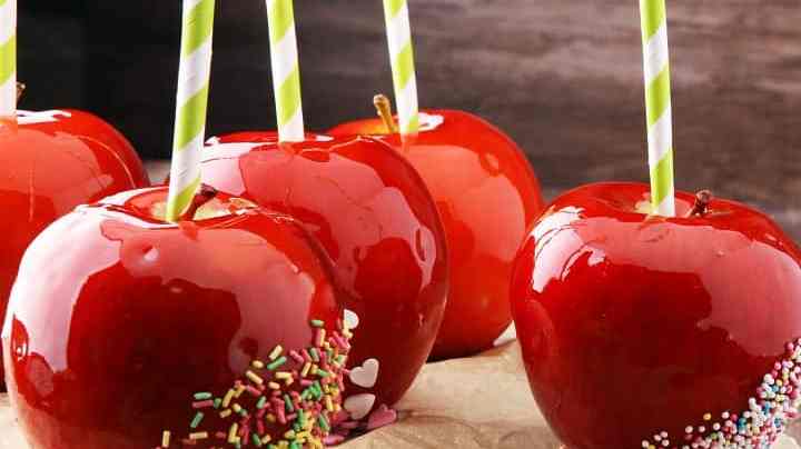 Manzanas acarameladas