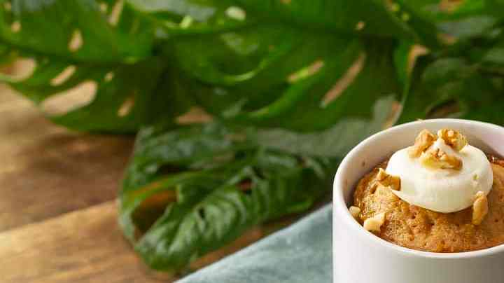 Mug cake de zanahoria