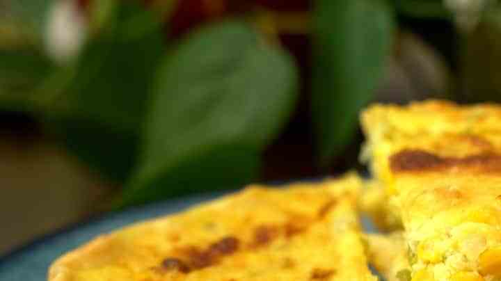 Quiche de maíz individual