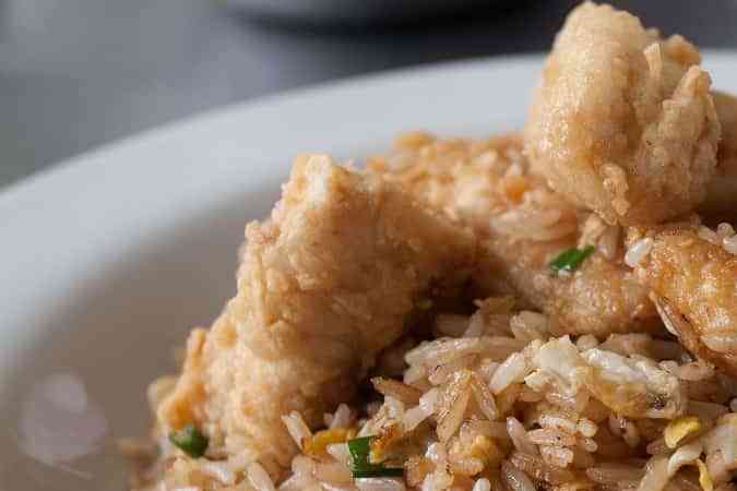 Arroz chaufa con cerdo