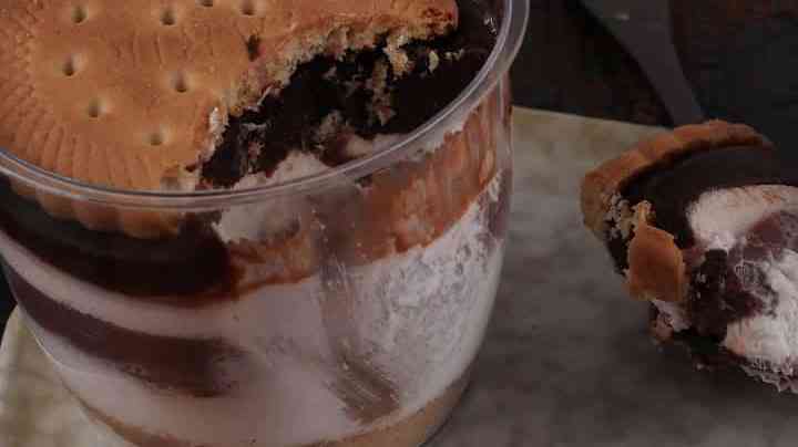 Lasaña de chocolate