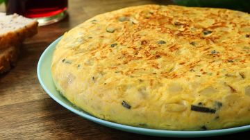 Tortilla española con calabacitas