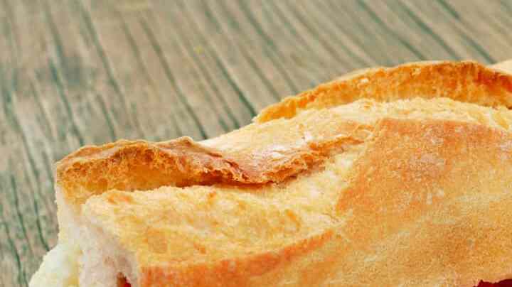 delicioso bocadillo de chorizo