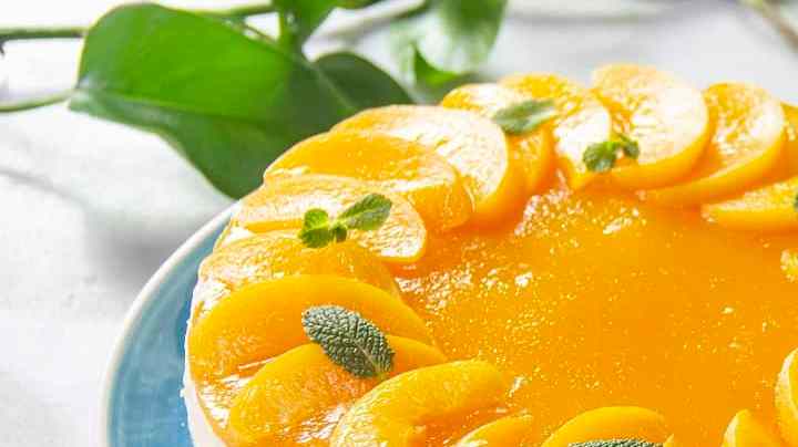 cheesecake de durazno