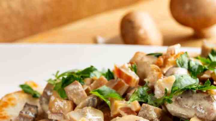 chuletas en salsa blanca