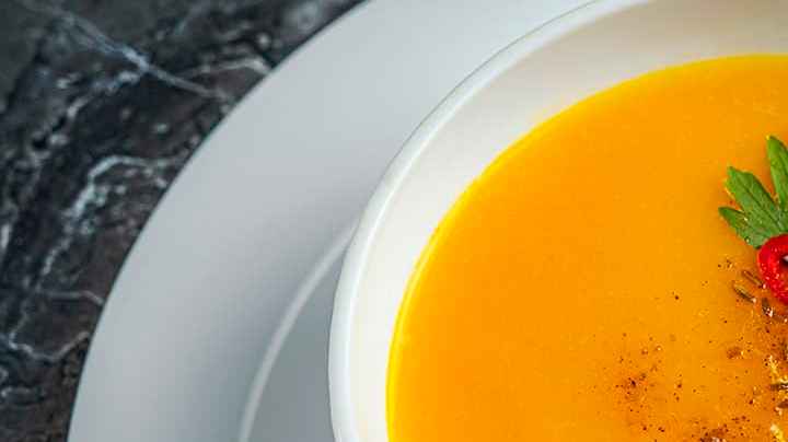crema de calabaza con zanahoria