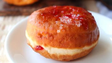 donuts rellenos de fresa