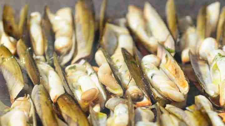 navajas a la plancha