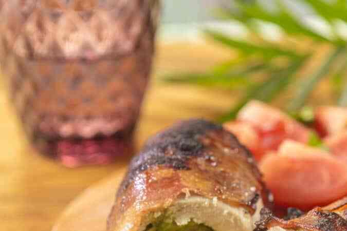 pechuga de pollo rellena de guacamole