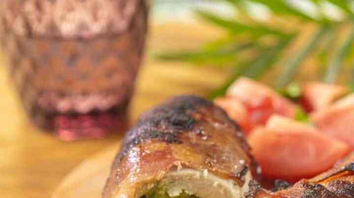 pechuga de pollo rellena de guacamole